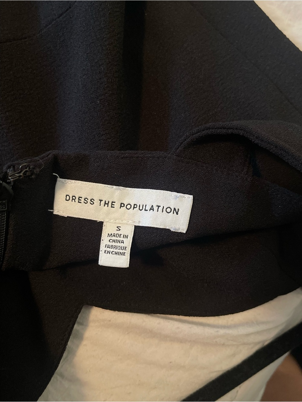 Dress the Population Nicole Sweetheart Neckline Black Bodycon Midi Dress - Picture 4 of 4